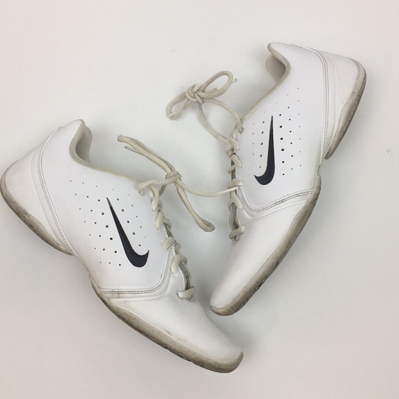 Nike Shoes - White Lace-up Nike Cheer Shoes